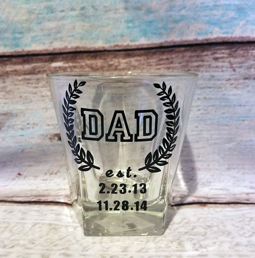 Father's Day 28oz Personalized Bourbon Glass Dad, Grandpa, Papa Gift