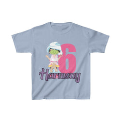 Personalized Spa Girls Theme Kids Birthday Party Heavy Youth Cotton Tee, Multiple Colors, Makeup, Beauty