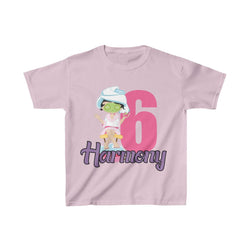Personalized Spa Girls Theme Kids Birthday Party Heavy Youth Cotton Tee, Multiple Colors, Makeup, Beauty