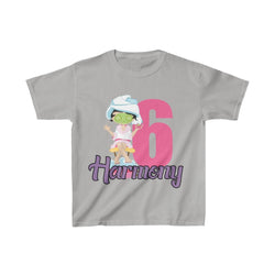 Personalized Spa Girls Theme Kids Birthday Party Heavy Youth Cotton Tee, Multiple Colors, Makeup, Beauty