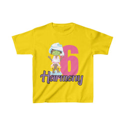 African American Spa Girls Birthday Shirt, Beauty, Personalized Kids Birthday Party Shirt,  Youth Cotton Tee, Multiple Colors, Makeup