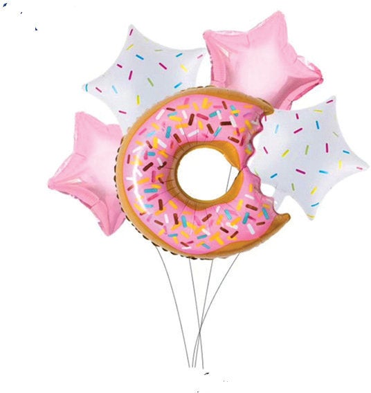 Donut Doughnut Party foil Happy Birthday Party Balloons Set / Backdrop / Candy table / Dessert Table / Party Decor