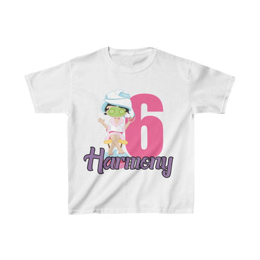 Personalized Spa Girls Theme Kids Birthday Party Heavy Youth Cotton Tee, Multiple Colors, Makeup, Beauty