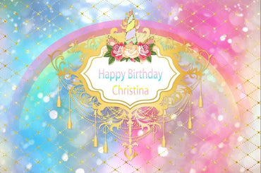 Printed Unicorn Backdrop, Unicorn baby shower, Unicorn Birthday, Unicorn Princess Backdrop, Vinyl Backdrop 3x5ft  5x7ft 8x10