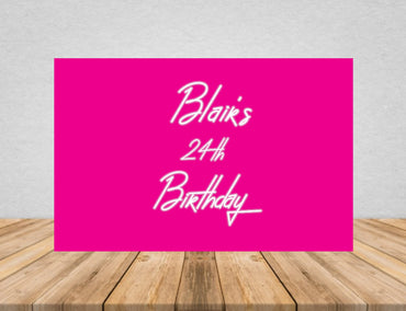 Printed Hot Pink Backdrop, Neon Pink Backdrop, 21st Birthday, Pink Birthday, Pink Party, Neon Party, vinyl backdrop